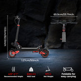 1600W 48V Foldable Electric Scooter – High Speed 10 Inch E-Scooter